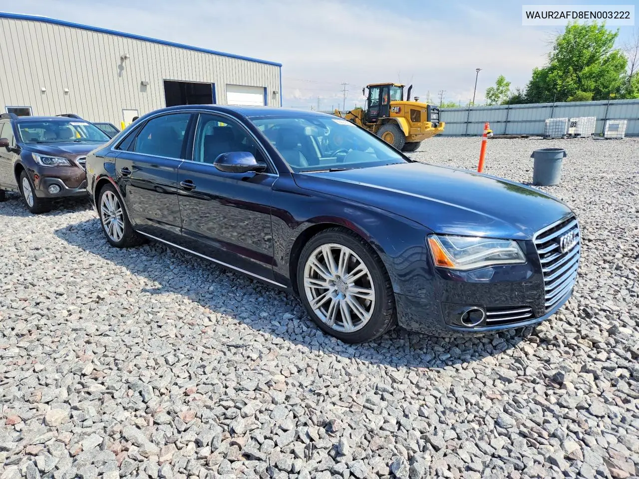 2014 Audi A8 VIN: WAUR2AFD8EN003222 Lot: 55924726