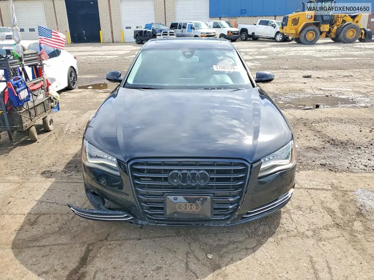 2014 Audi A8 L Quattro VIN: WAURGAFDXEN004650 Lot: 57085576