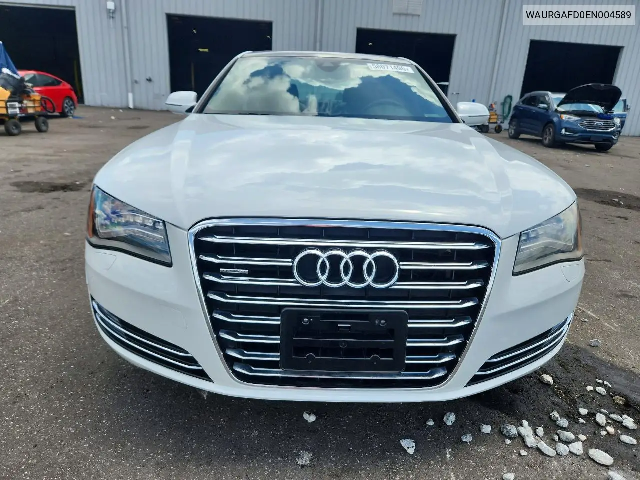 2014 Audi A8 L Quattro VIN: WAURGAFD0EN004589 Lot: 58071496