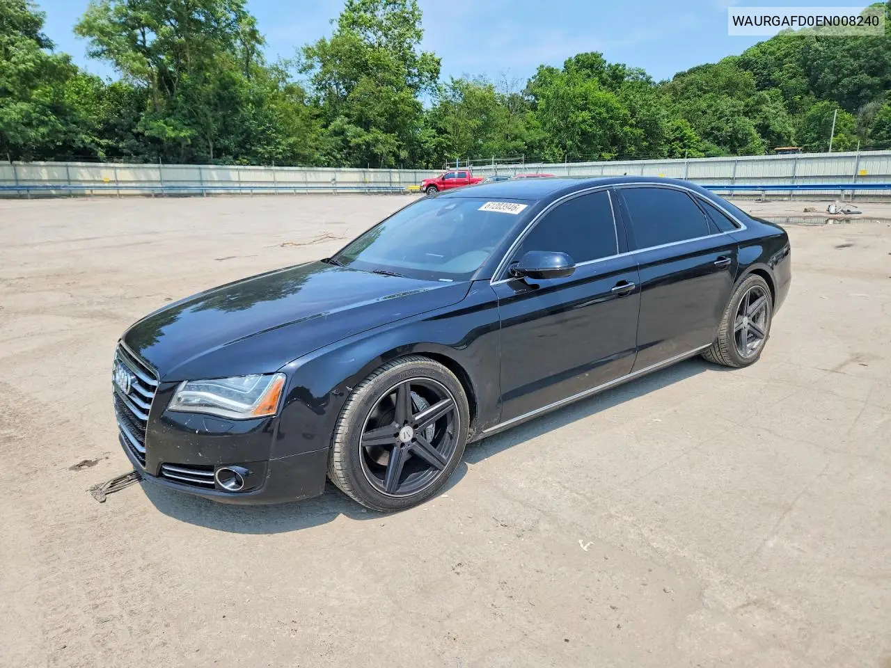 2014 Audi A8 L Quattro VIN: WAURGAFD0EN008240 Lot: 61203946