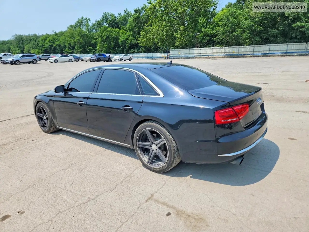 2014 Audi A8 L Quattro VIN: WAURGAFD0EN008240 Lot: 61203946