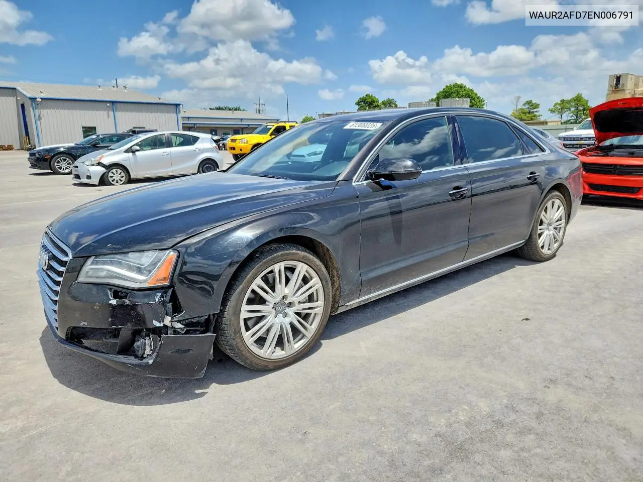 2014 Audi A8 L Quattro VIN: WAUR2AFD7EN006791 Lot: 61308026