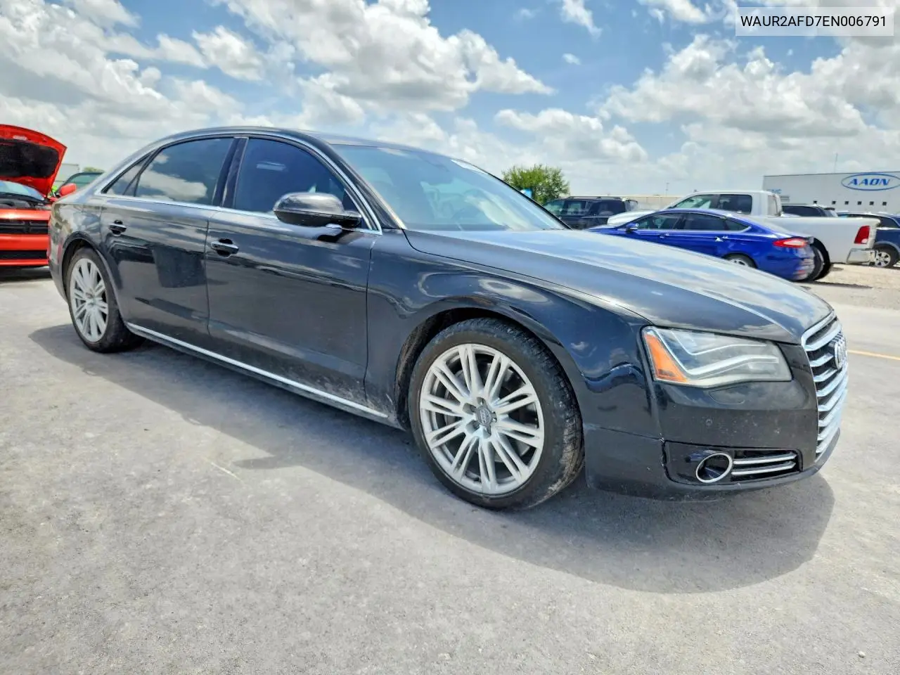 2014 Audi A8 L Quattro VIN: WAUR2AFD7EN006791 Lot: 61308026
