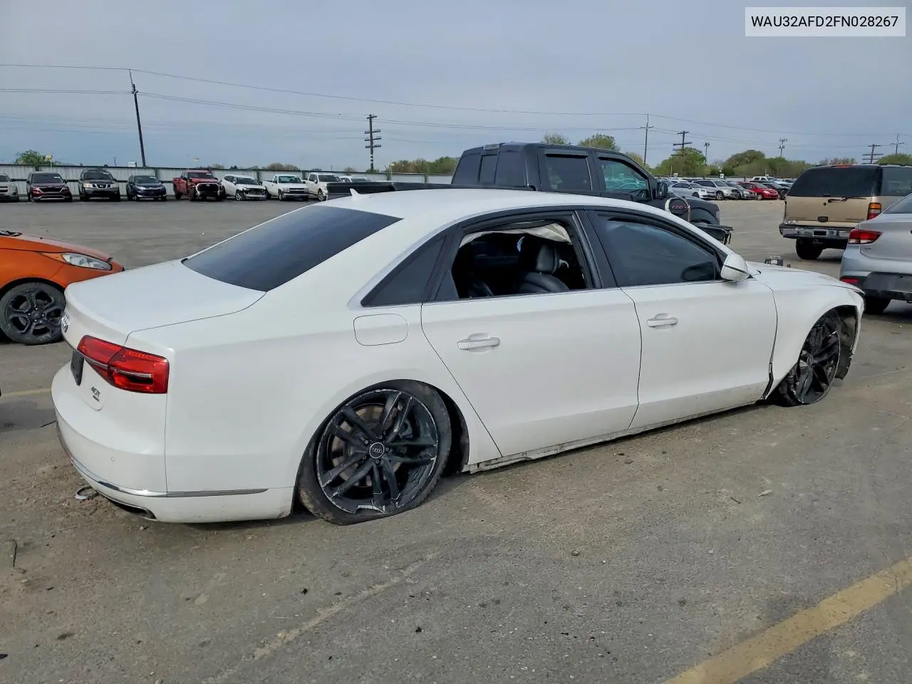 2015 Audi A8 L Quattro VIN: WAU32AFD2FN028267 Lot: 51638116