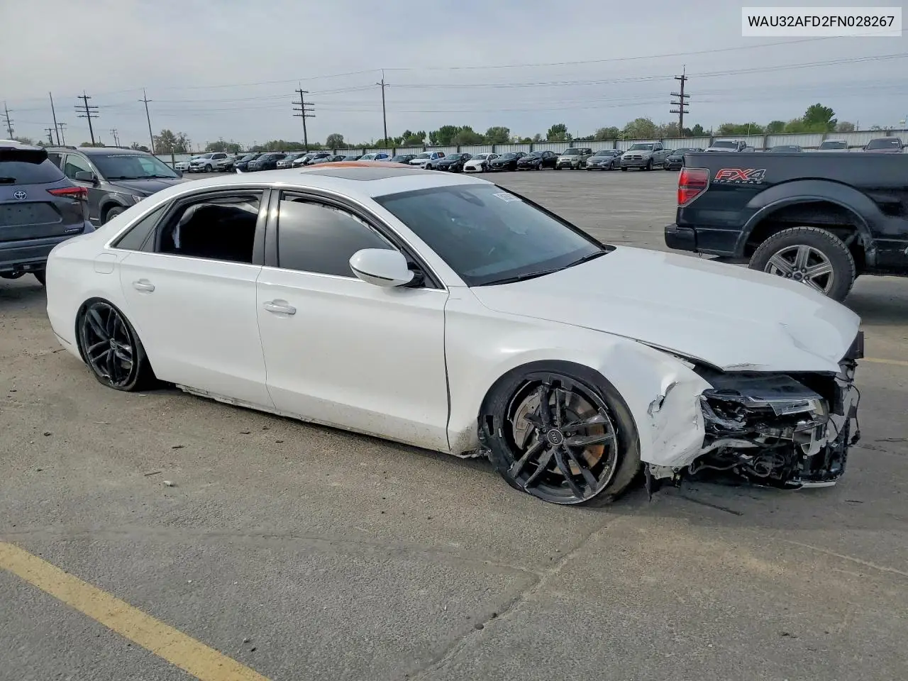 2015 Audi A8 L Quattro VIN: WAU32AFD2FN028267 Lot: 51638116