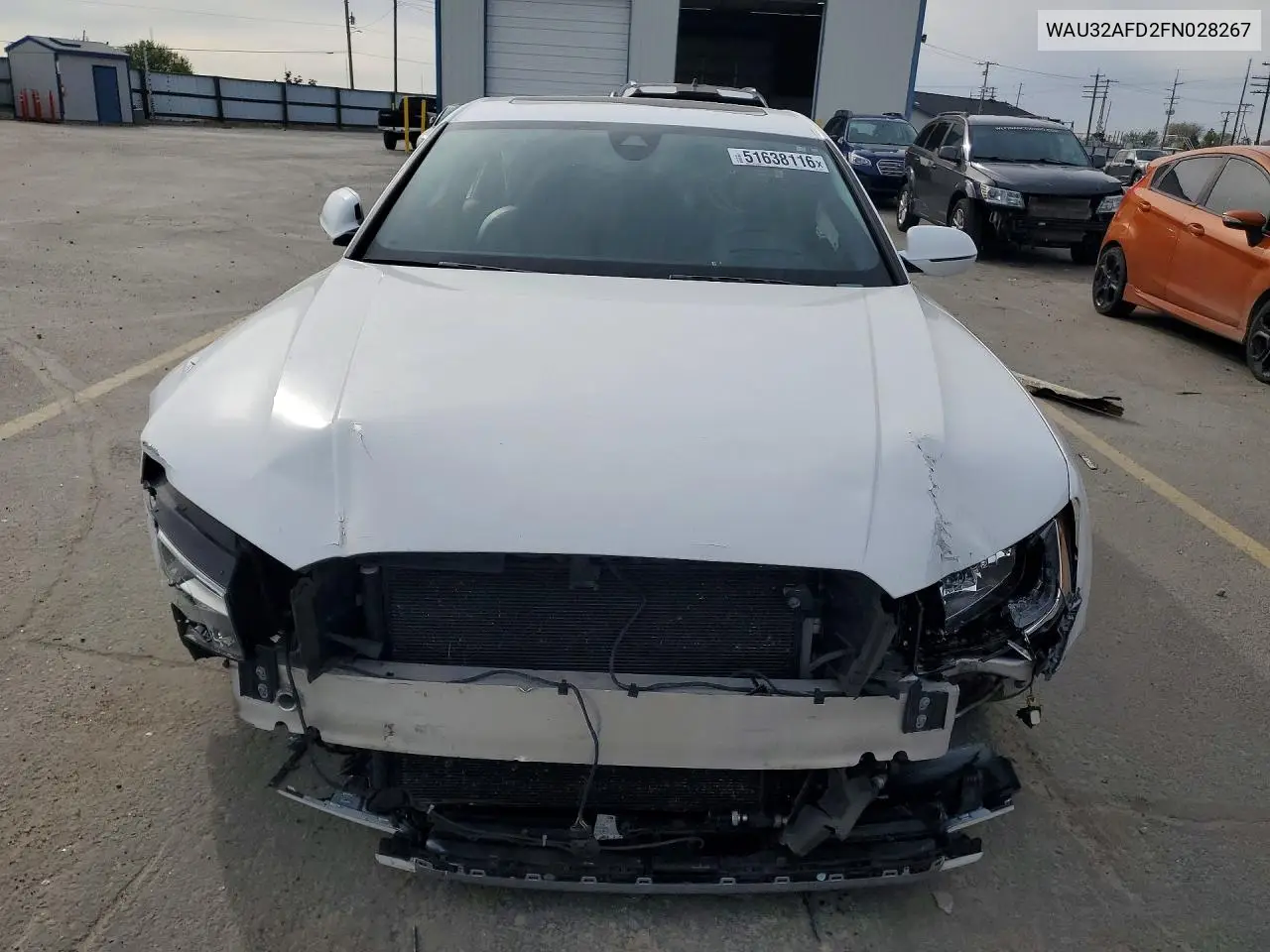 2015 Audi A8 L Quattro VIN: WAU32AFD2FN028267 Lot: 51638116
