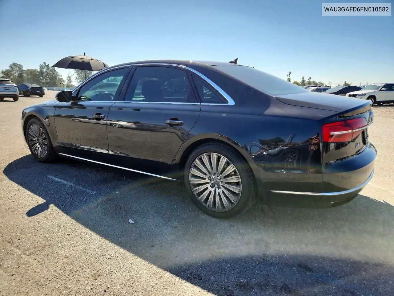 2015 Audi A8 L Quattro VIN: WAU3GAFD6FN010582 Lot: 53055836