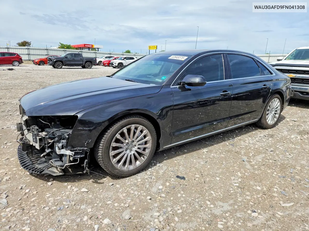 2015 Audi A8 L Quattro VIN: WAU3GAFD9FN041308 Lot: 53948376