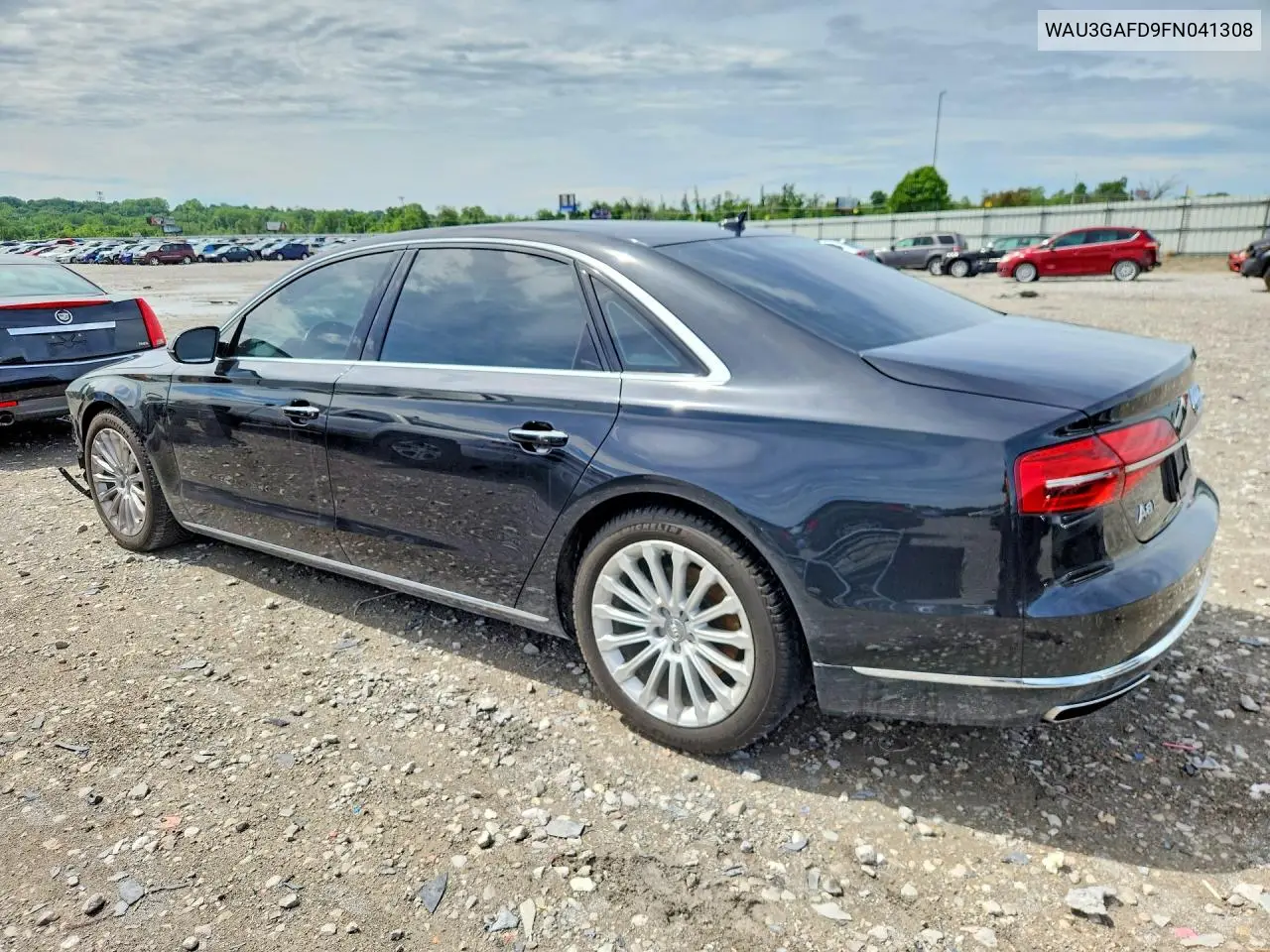 2015 Audi A8 L Quattro VIN: WAU3GAFD9FN041308 Lot: 53948376