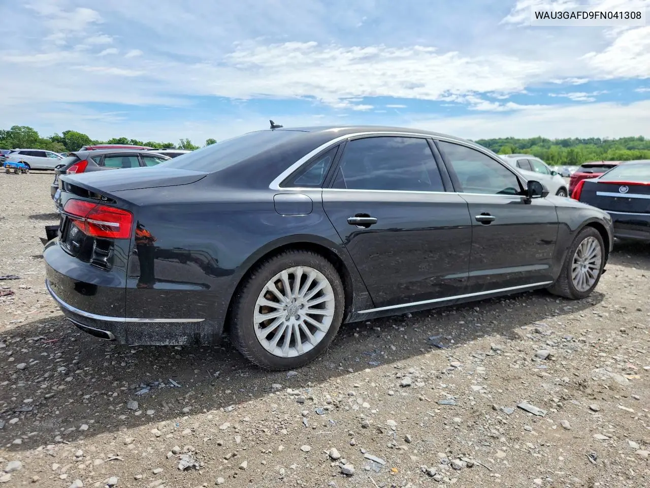 2015 Audi A8 L Quattro VIN: WAU3GAFD9FN041308 Lot: 53948376
