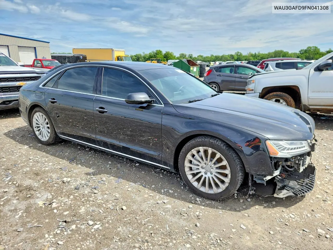 2015 Audi A8 L Quattro VIN: WAU3GAFD9FN041308 Lot: 53948376