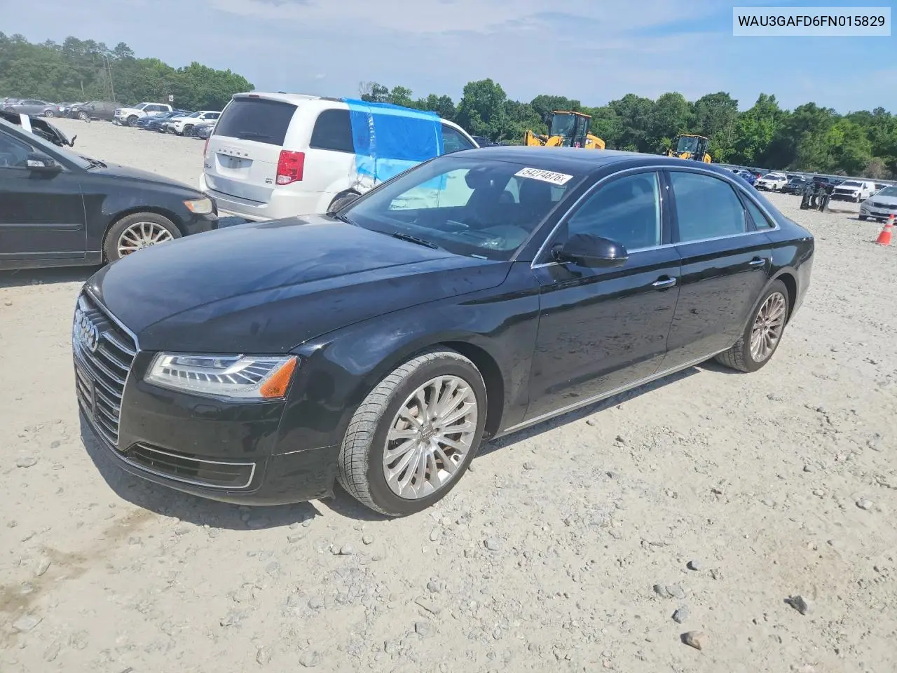 2015 Audi A8 L Quattro VIN: WAU3GAFD6FN015829 Lot: 54274876