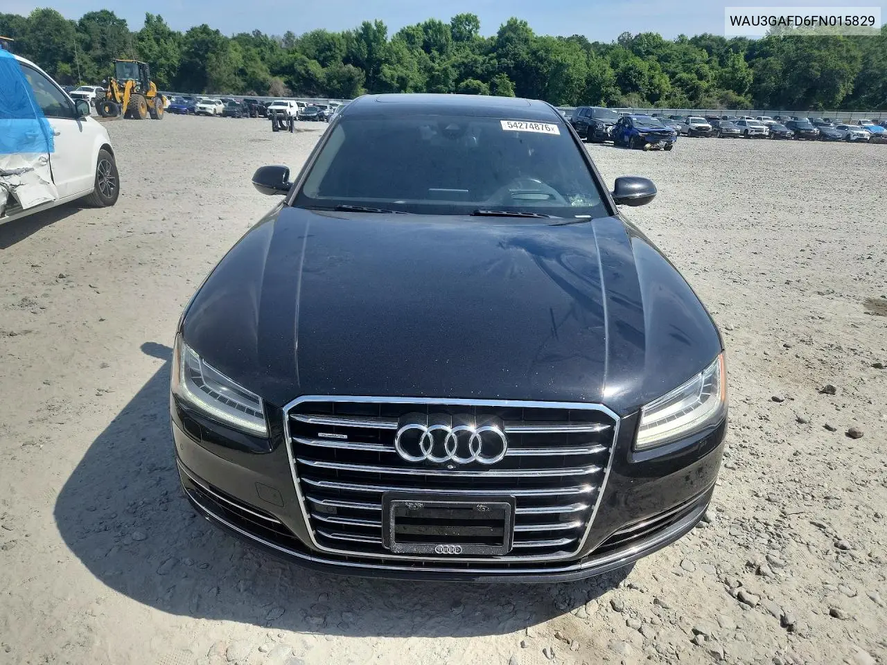 2015 Audi A8 L Quattro VIN: WAU3GAFD6FN015829 Lot: 54274876