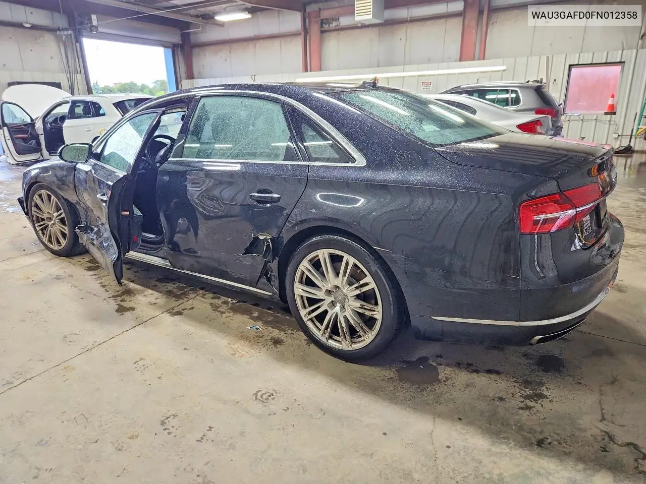 2015 Audi A8 L Quattro VIN: WAU3GAFD0FN012358 Lot: 55783376