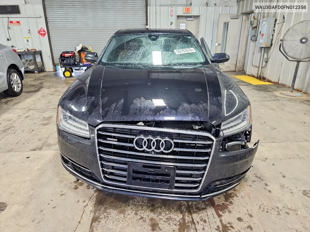 2015 Audi A8 L Quattro VIN: WAU3GAFD0FN012358 Lot: 55783376