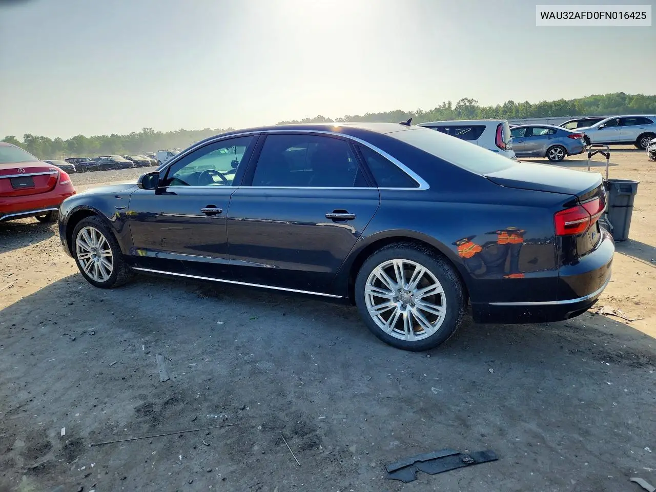 2015 Audi A8 L Quattro VIN: WAU32AFD0FN016425 Lot: 58957546