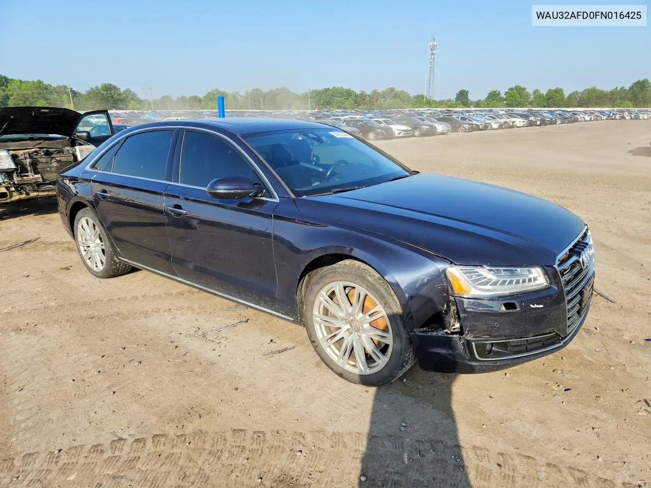 2015 Audi A8 L Quattro VIN: WAU32AFD0FN016425 Lot: 58957546