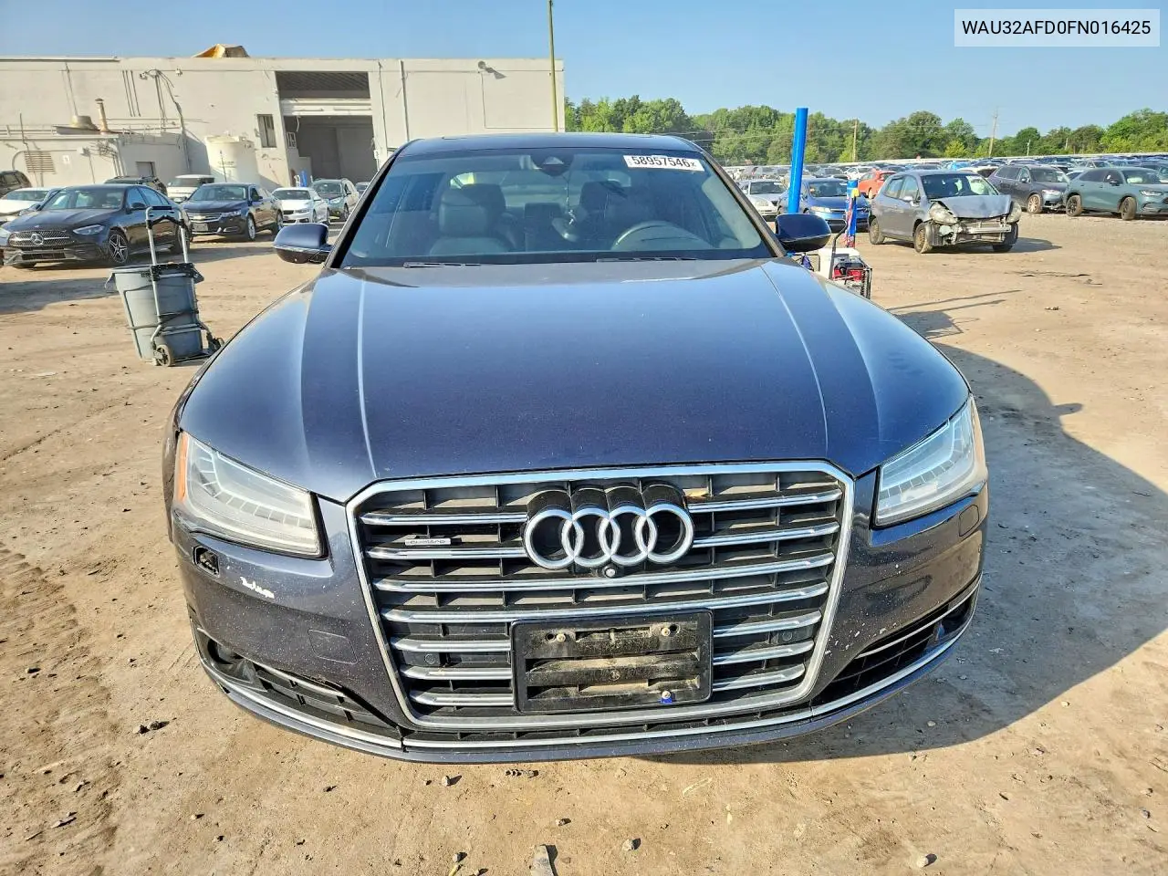 2015 Audi A8 L Quattro VIN: WAU32AFD0FN016425 Lot: 58957546