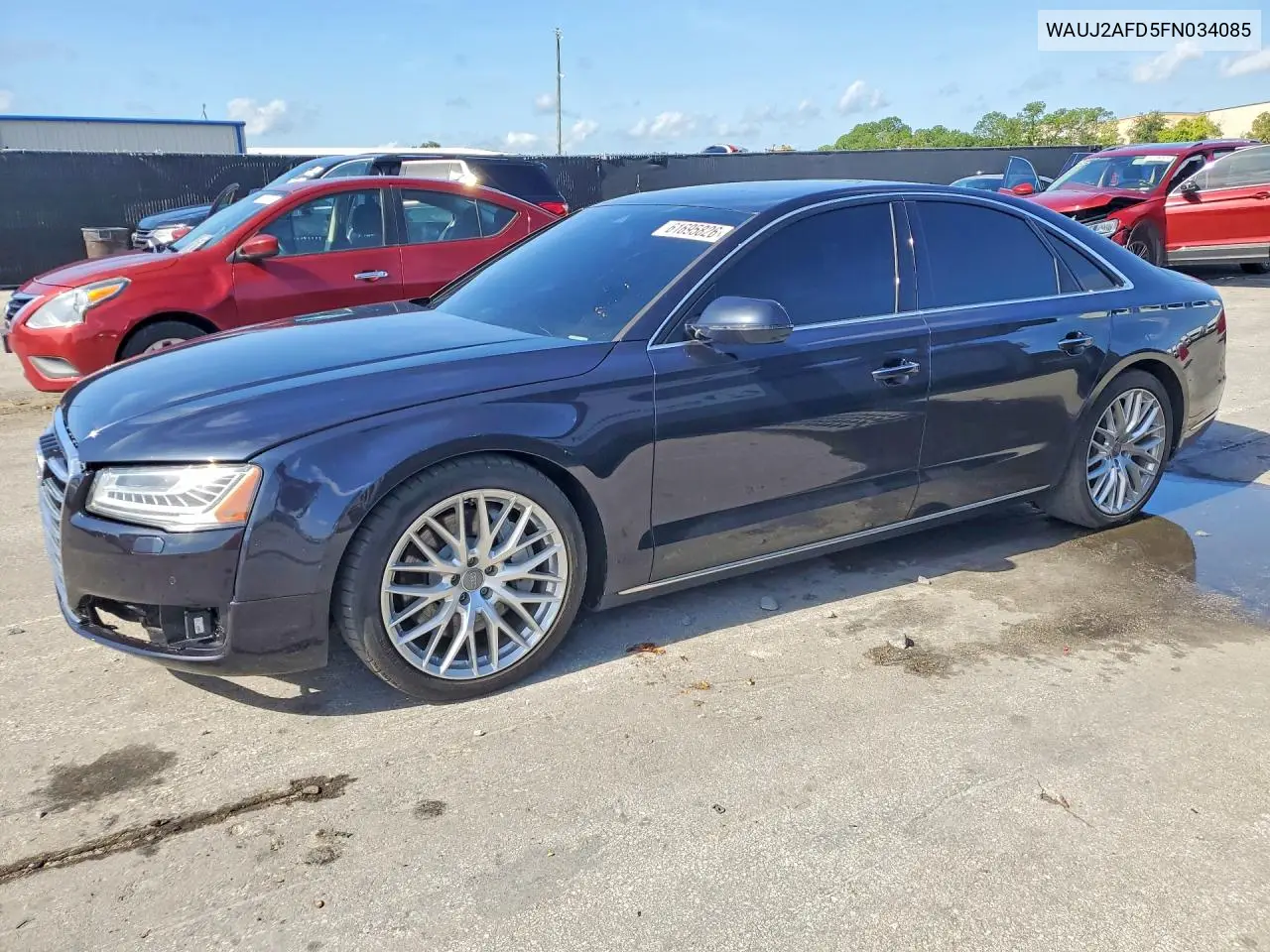 2015 Audi A8 Quattro VIN: WAUJ2AFD5FN034085 Lot: 61695826