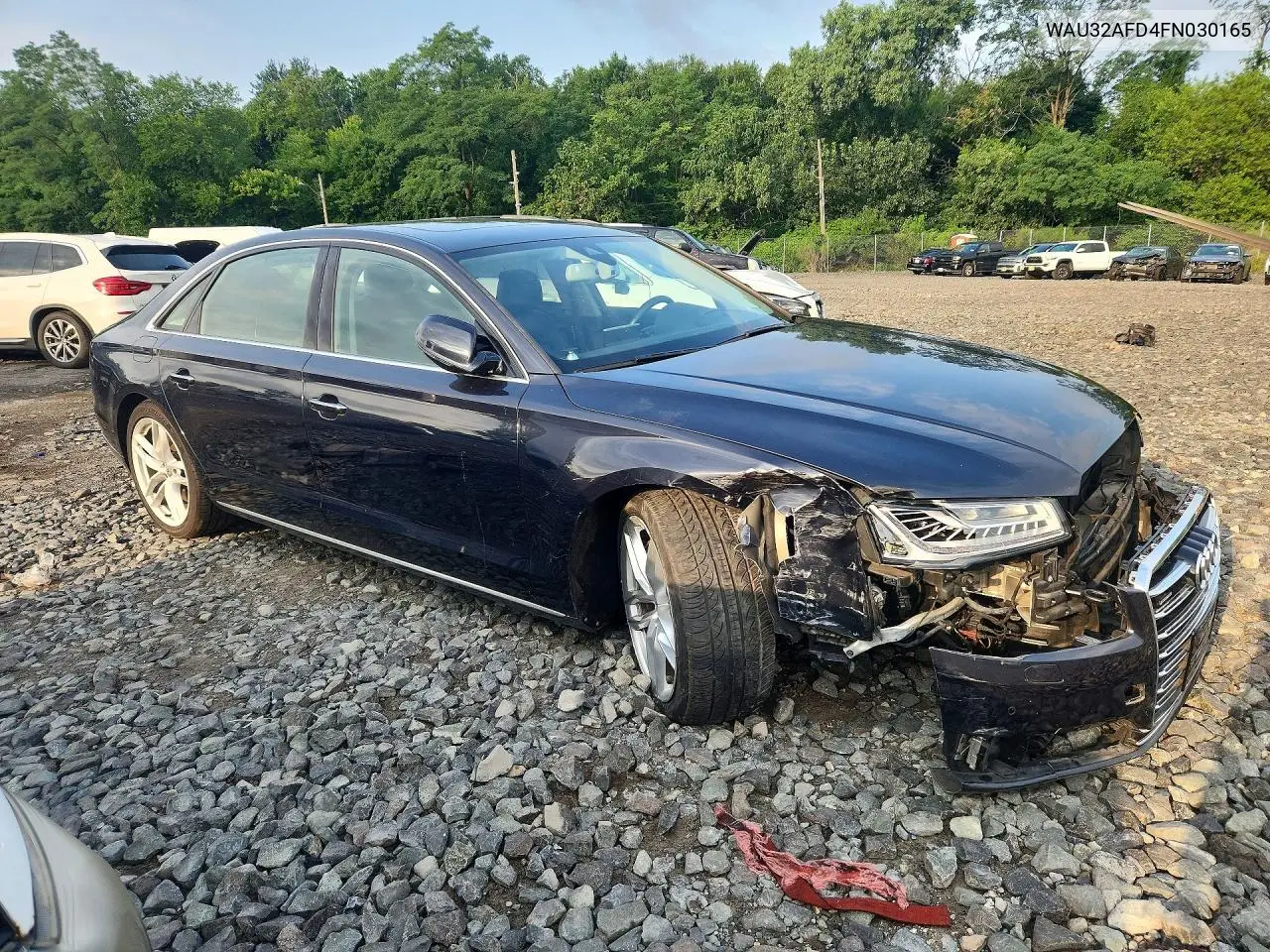 2015 Audi A8 L Quattro VIN: WAU32AFD4FN030165 Lot: 61866476