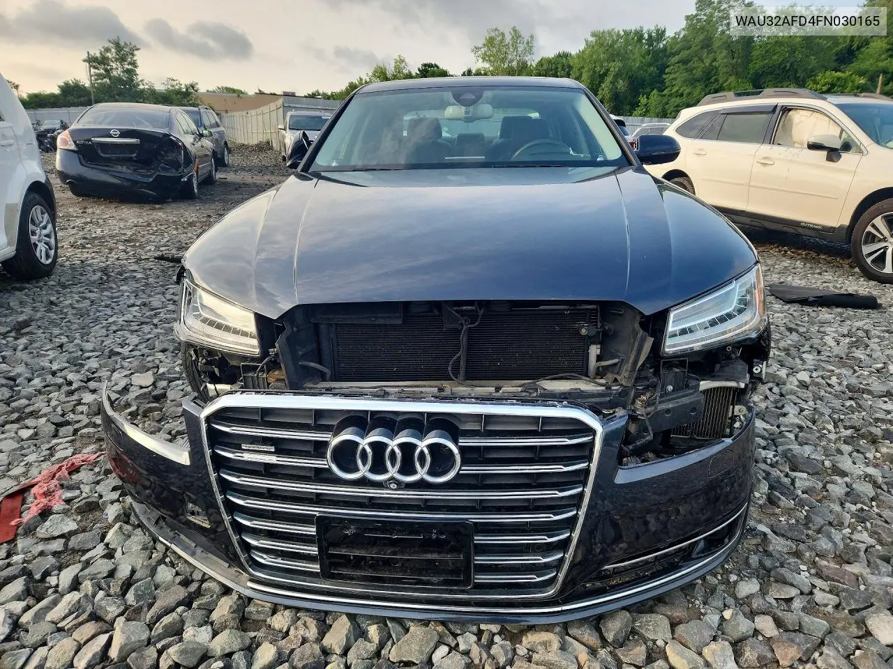 2015 Audi A8 L Quattro VIN: WAU32AFD4FN030165 Lot: 61866476