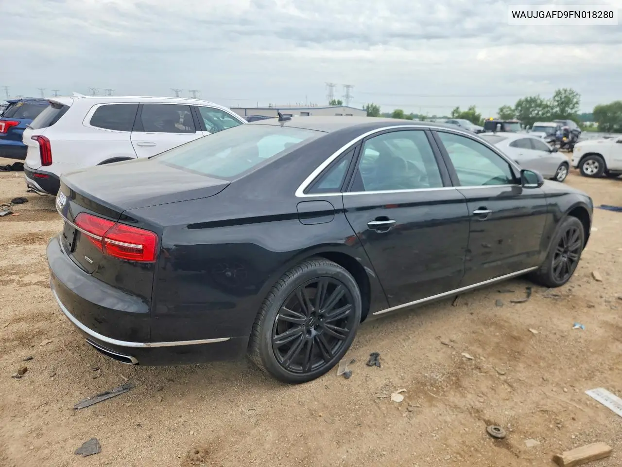 2015 Audi A8 Quattro VIN: WAUJGAFD9FN018280 Lot: 74514925