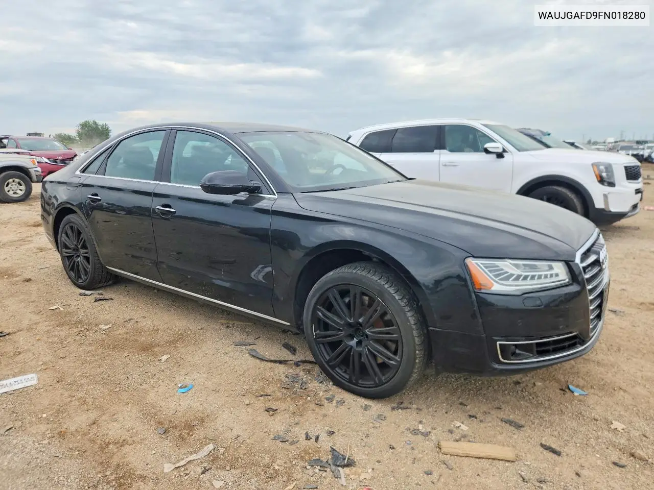 2015 Audi A8 Quattro VIN: WAUJGAFD9FN018280 Lot: 74514925