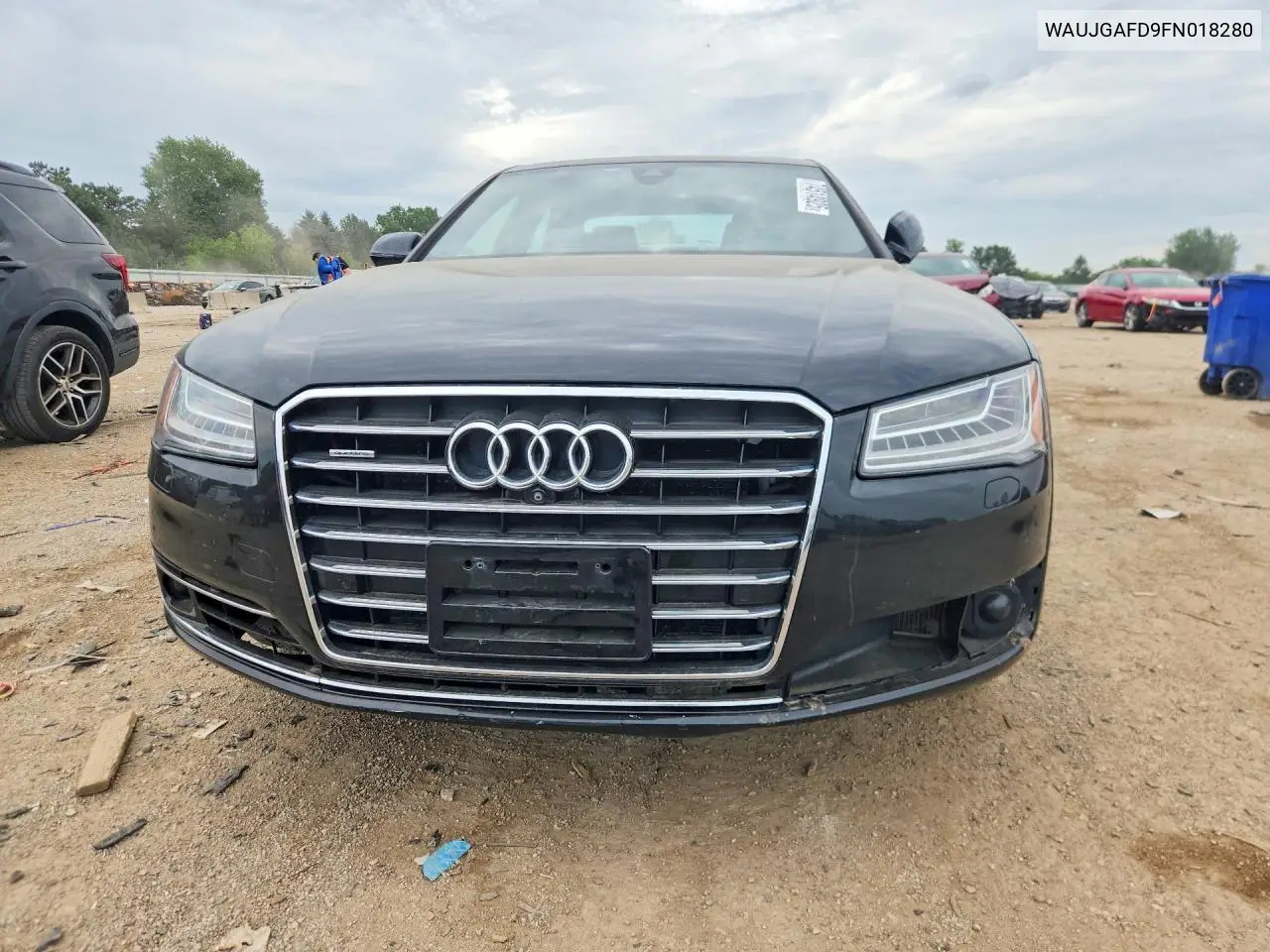 2015 Audi A8 Quattro VIN: WAUJGAFD9FN018280 Lot: 74514925