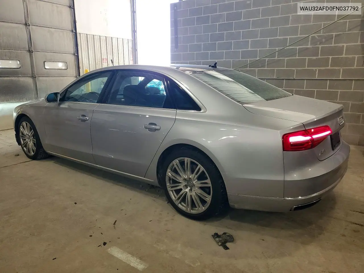 2015 Audi A8 L Quattro VIN: WAU32AFD0FN037792 Lot: 76158975