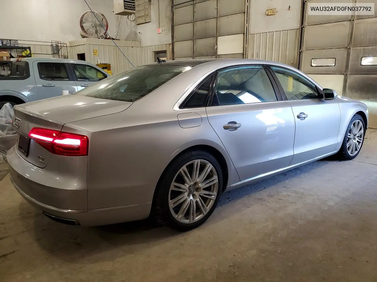2015 Audi A8 L Quattro VIN: WAU32AFD0FN037792 Lot: 76158975