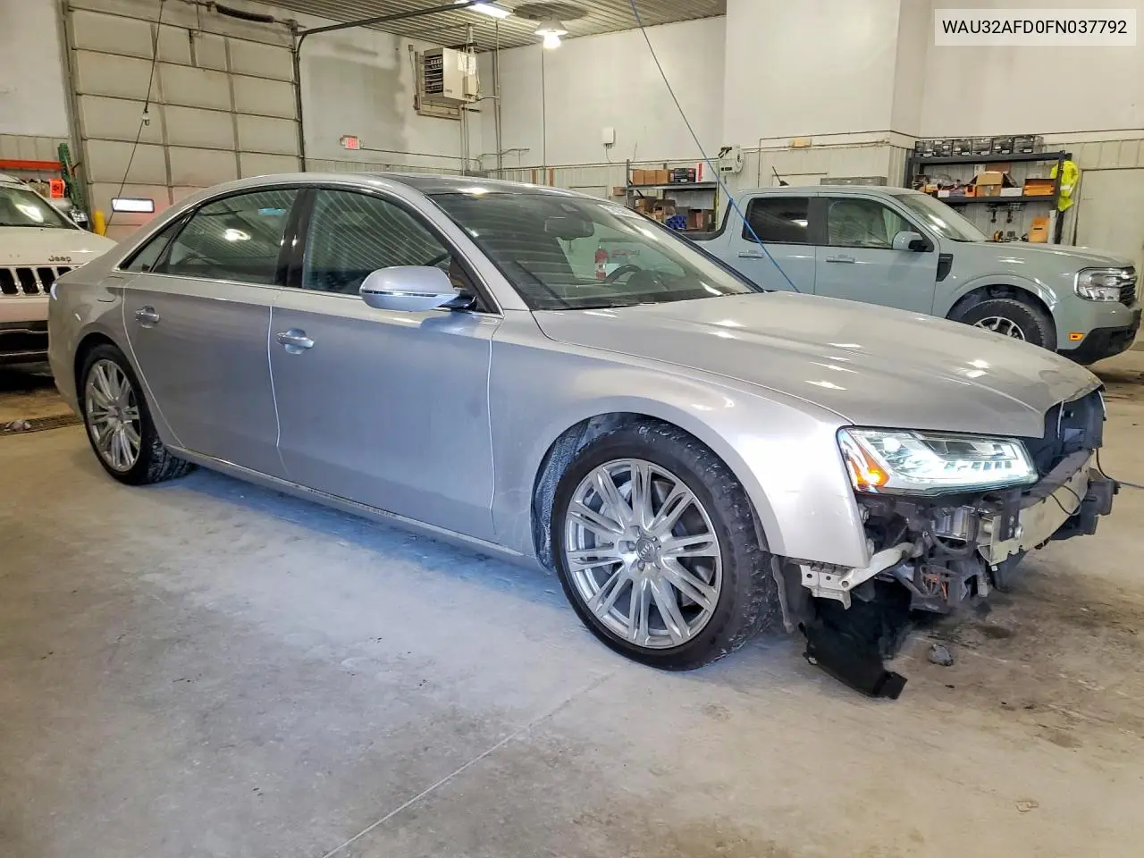 2015 Audi A8 L Quattro VIN: WAU32AFD0FN037792 Lot: 76158975