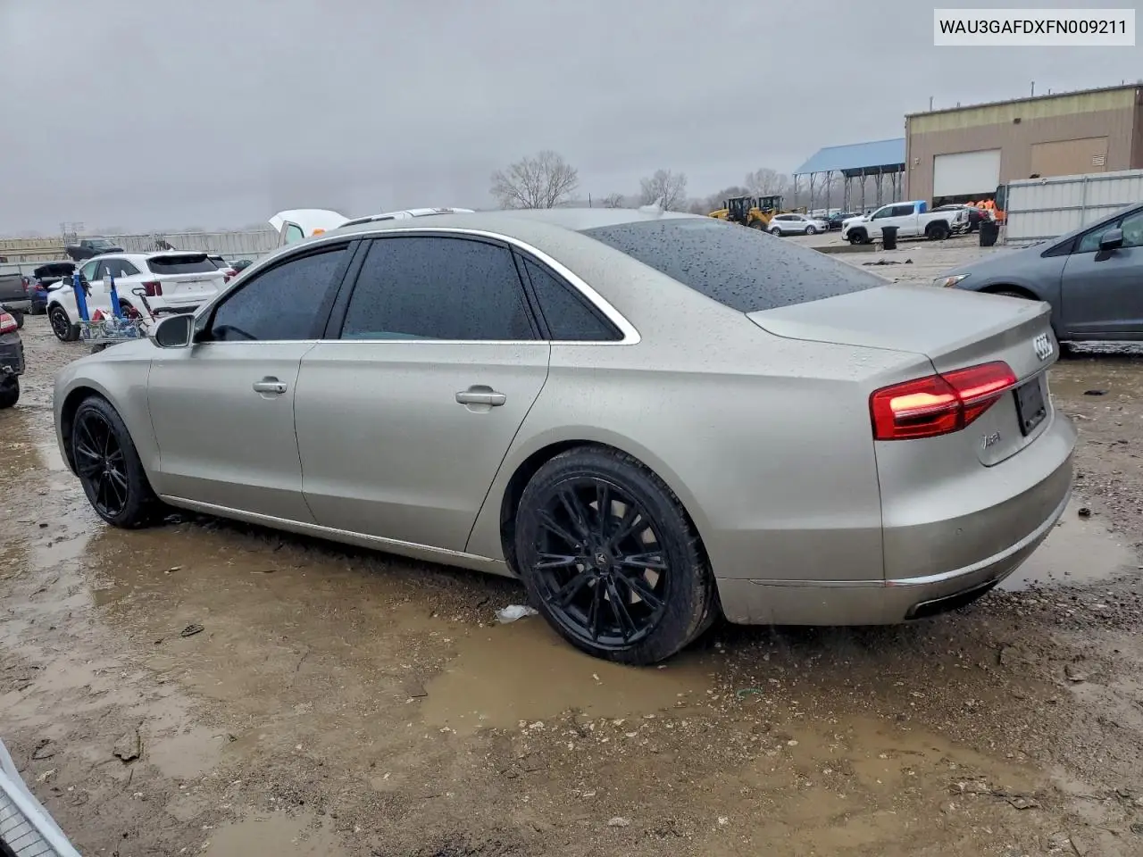 2015 Audi A8 L Quattro VIN: WAU3GAFDXFN009211 Lot: 93626425