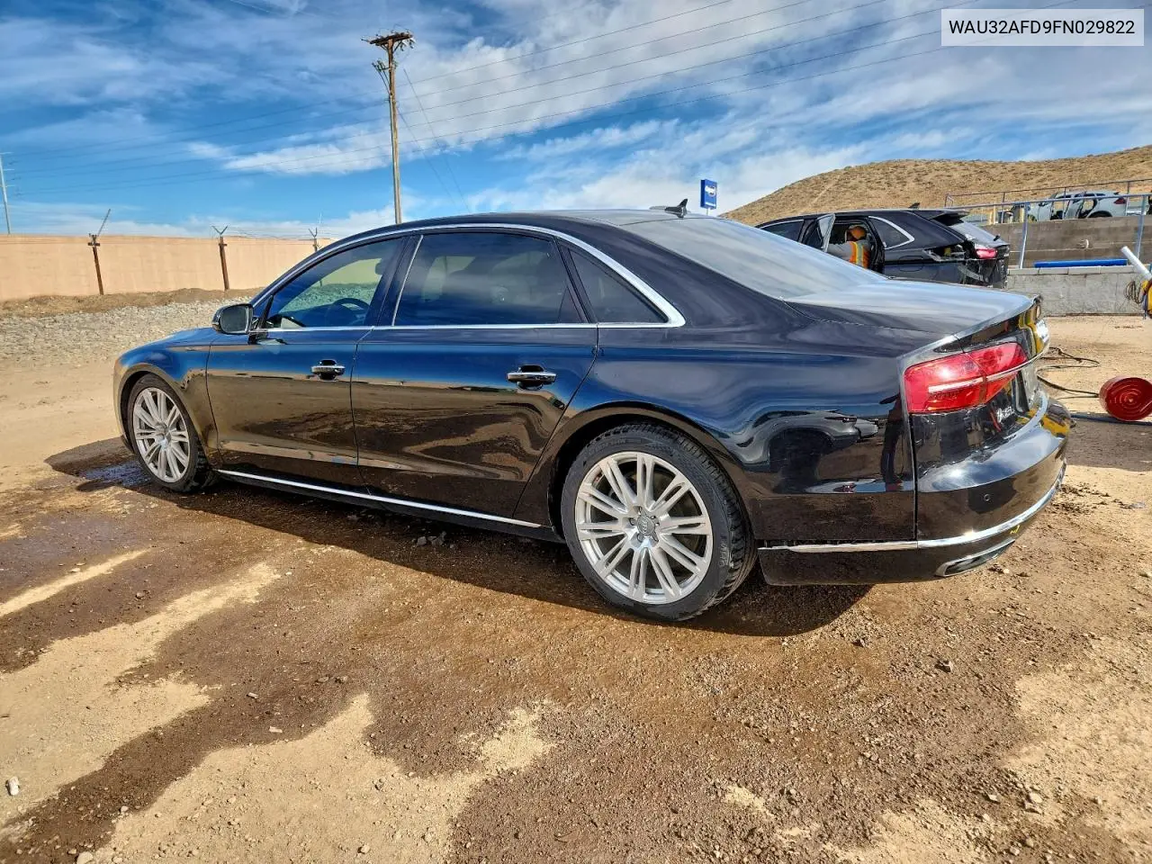 2015 Audi A8 L Quattro VIN: WAU32AFD9FN029822 Lot: 94468425
