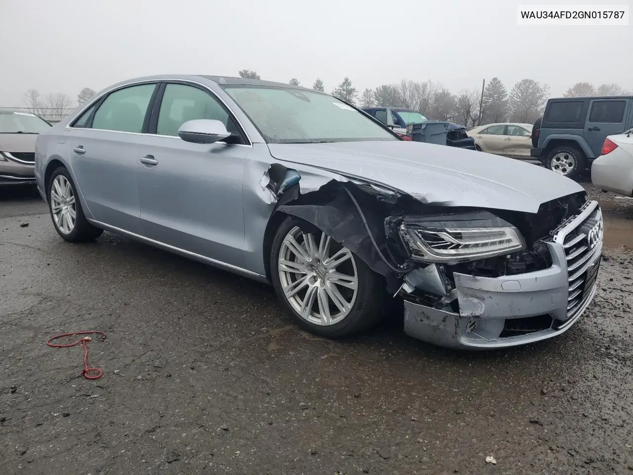 2016 Audi A8 L Quattro VIN: WAU34AFD2GN015787 Lot: 49703916