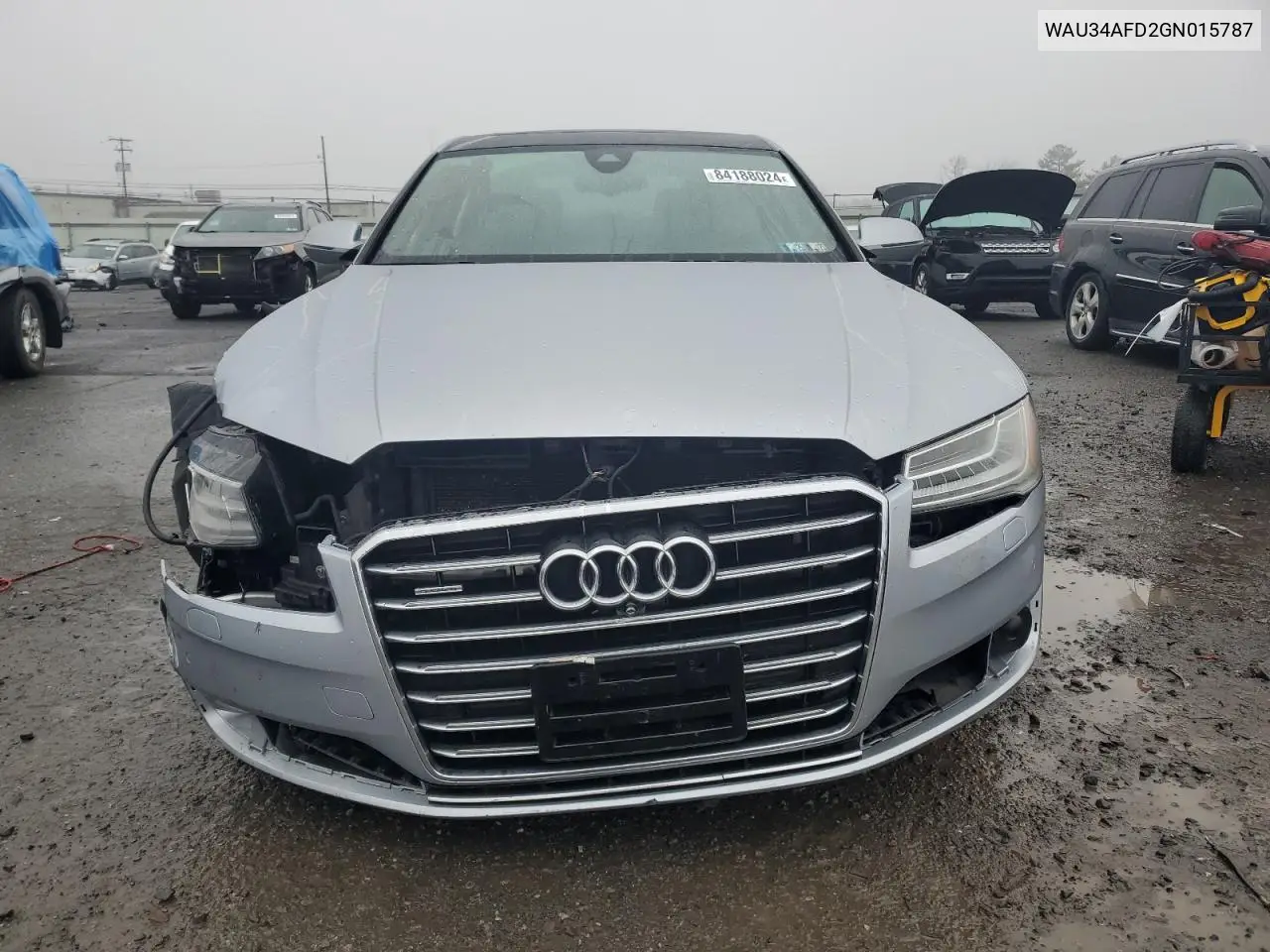 2016 Audi A8 L Quattro VIN: WAU34AFD2GN015787 Lot: 49703916