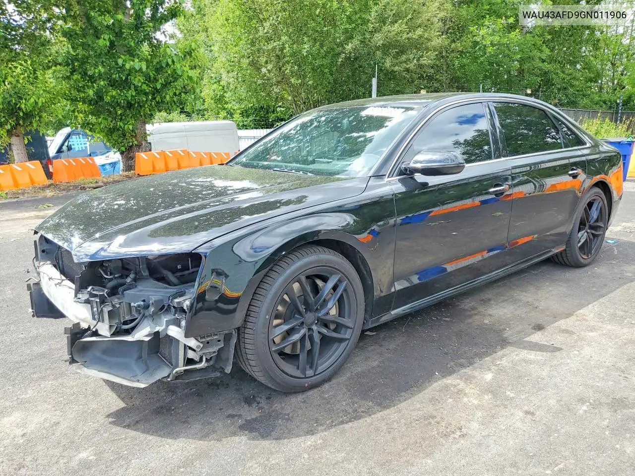 2016 Audi A8 L Quattro VIN: WAU43AFD9GN011906 Lot: 54250136