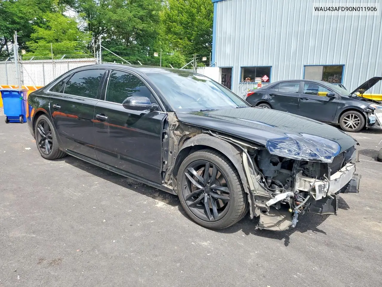 2016 Audi A8 L Quattro VIN: WAU43AFD9GN011906 Lot: 54250136