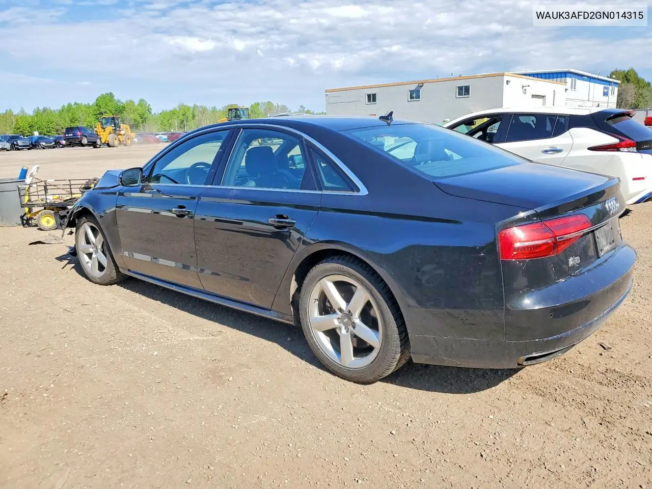 2016 Audi A8 Quattro VIN: WAUK3AFD2GN014315 Lot: 55239076