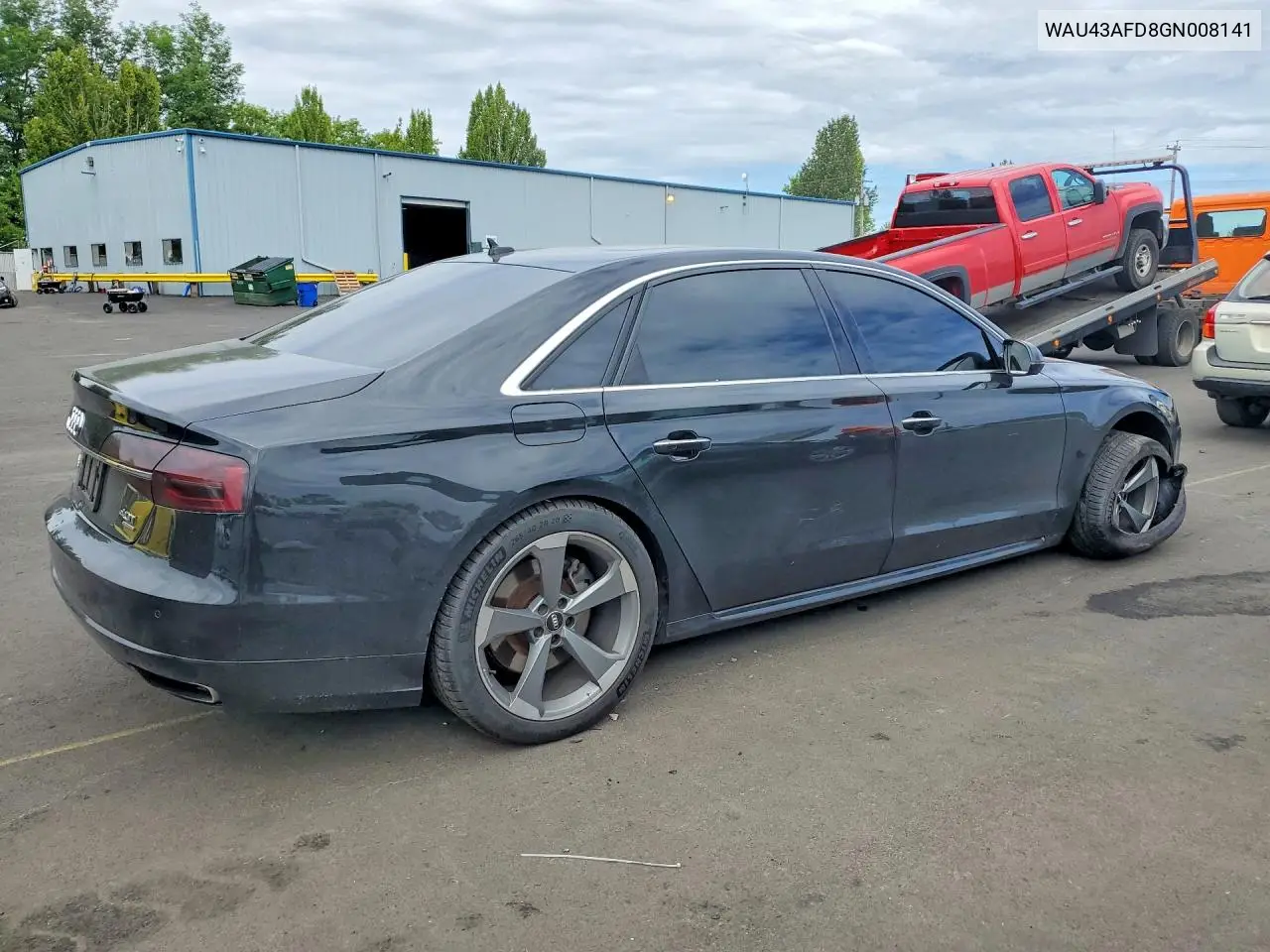 2016 Audi A8 L Quattro VIN: WAU43AFD8GN008141 Lot: 55465026