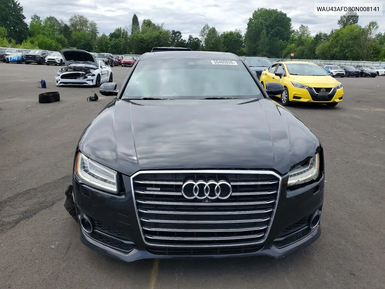 2016 Audi A8 L Quattro VIN: WAU43AFD8GN008141 Lot: 55465026
