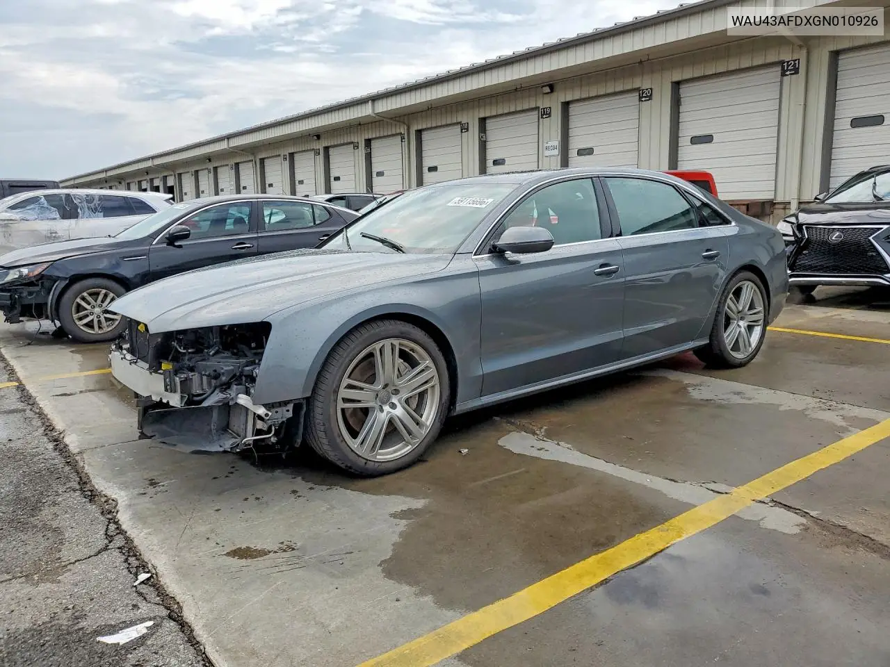 2016 Audi A8 L Quattro/Sport VIN: WAU43AFDXGN010926 Lot: 59115696