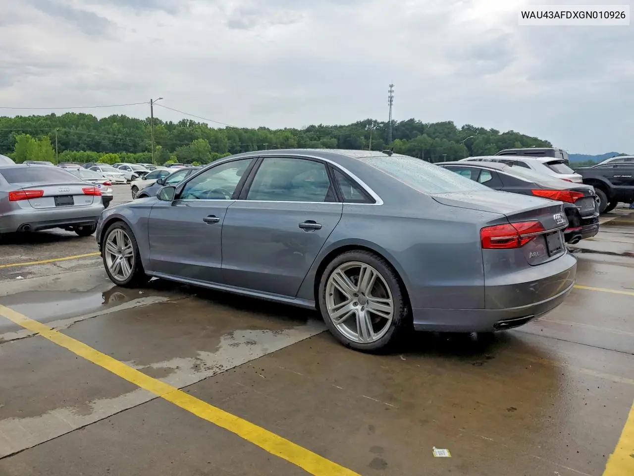 2016 Audi A8 L Quattro/Sport VIN: WAU43AFDXGN010926 Lot: 59115696