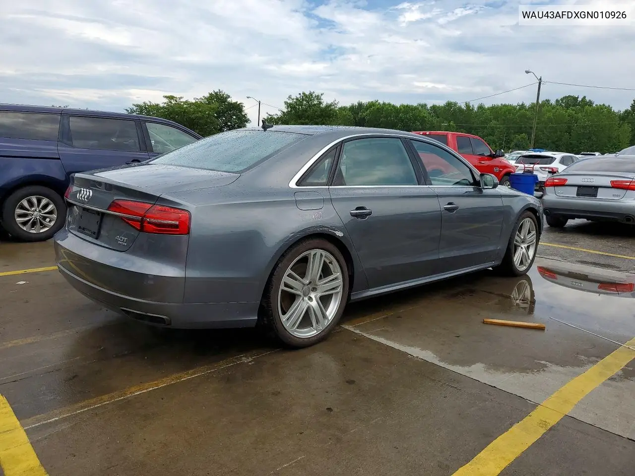 2016 Audi A8 L Quattro/Sport VIN: WAU43AFDXGN010926 Lot: 59115696