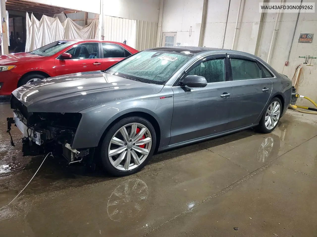 2016 Audi A8 L Quattro VIN: WAU43AFD3GN009262 Lot: 59985596