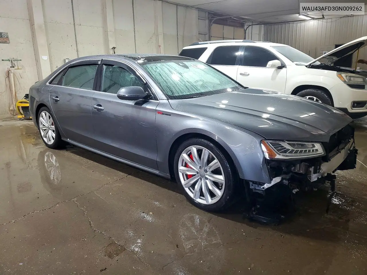 2016 Audi A8 L Quattro VIN: WAU43AFD3GN009262 Lot: 59985596