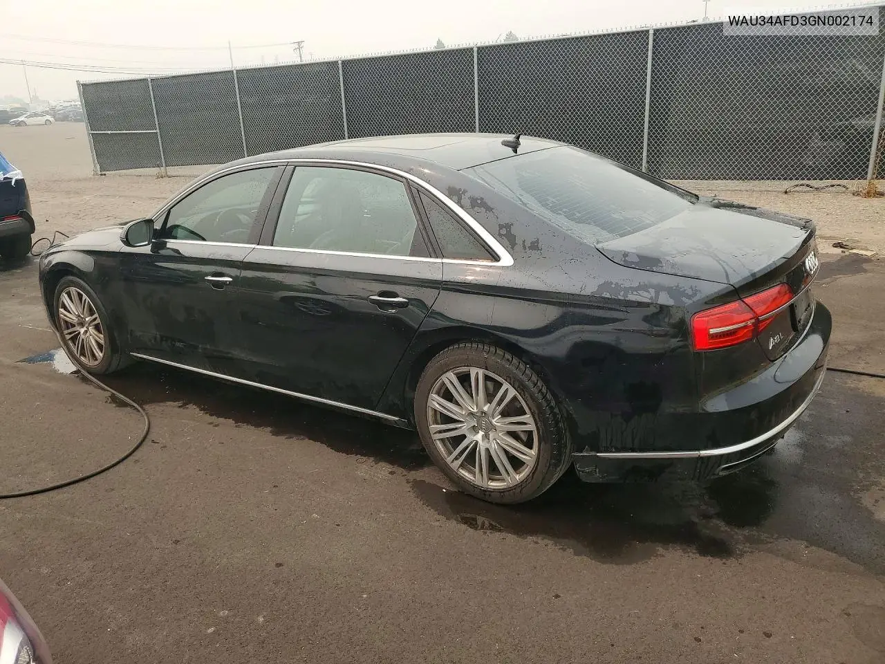 2016 Audi A8 L Quattro VIN: WAU34AFD3GN002174 Lot: 61345606