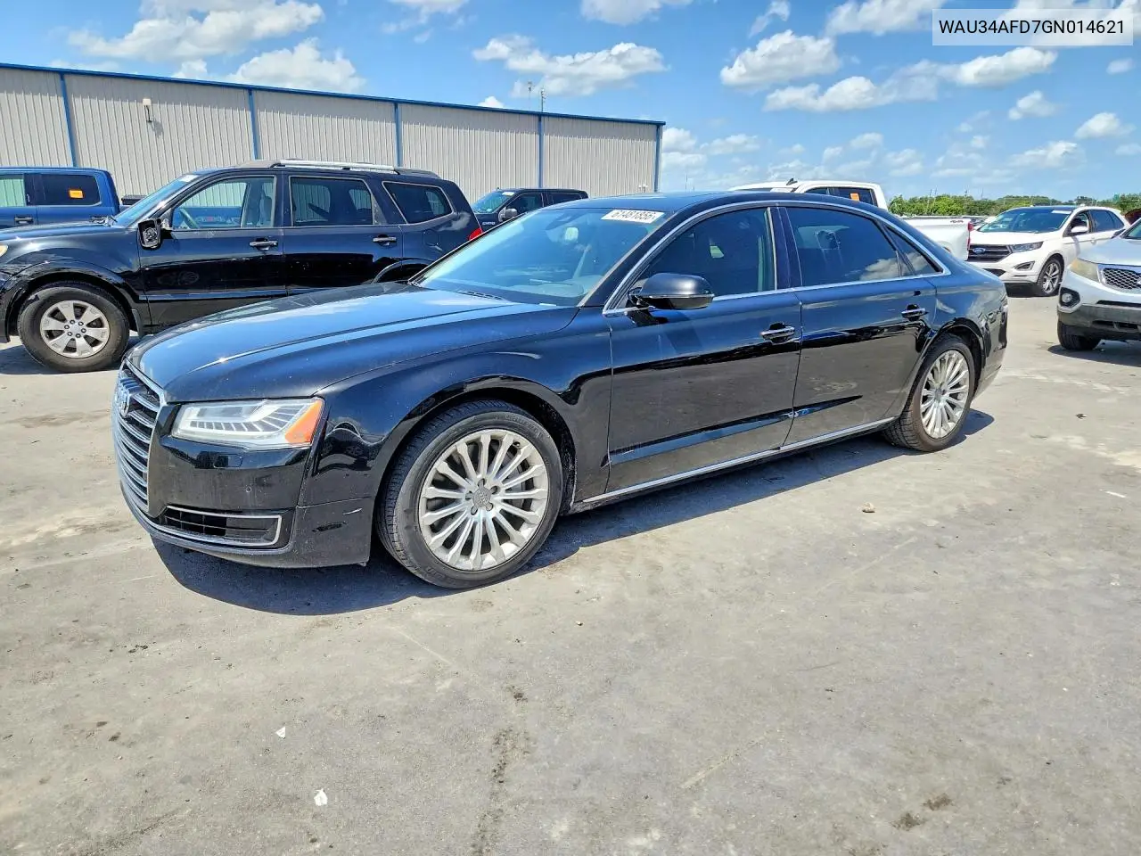 2016 Audi A8 L Quattro VIN: WAU34AFD7GN014621 Lot: 61481856