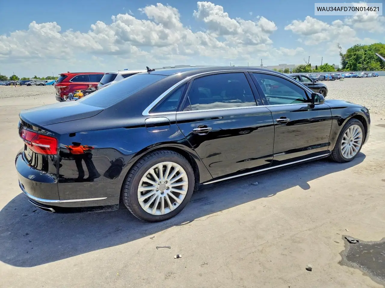 2016 Audi A8 L Quattro VIN: WAU34AFD7GN014621 Lot: 61481856