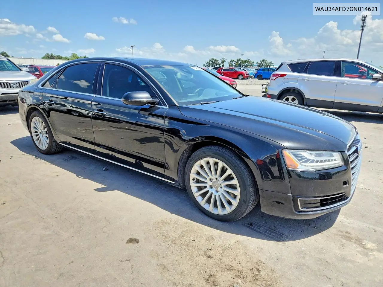 2016 Audi A8 L Quattro VIN: WAU34AFD7GN014621 Lot: 61481856