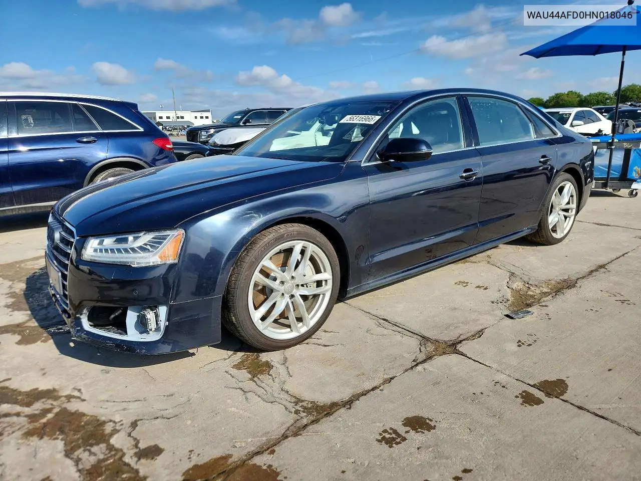 2017 Audi A8 L Quattro VIN: WAU44AFD0HN018046 Lot: 56316966